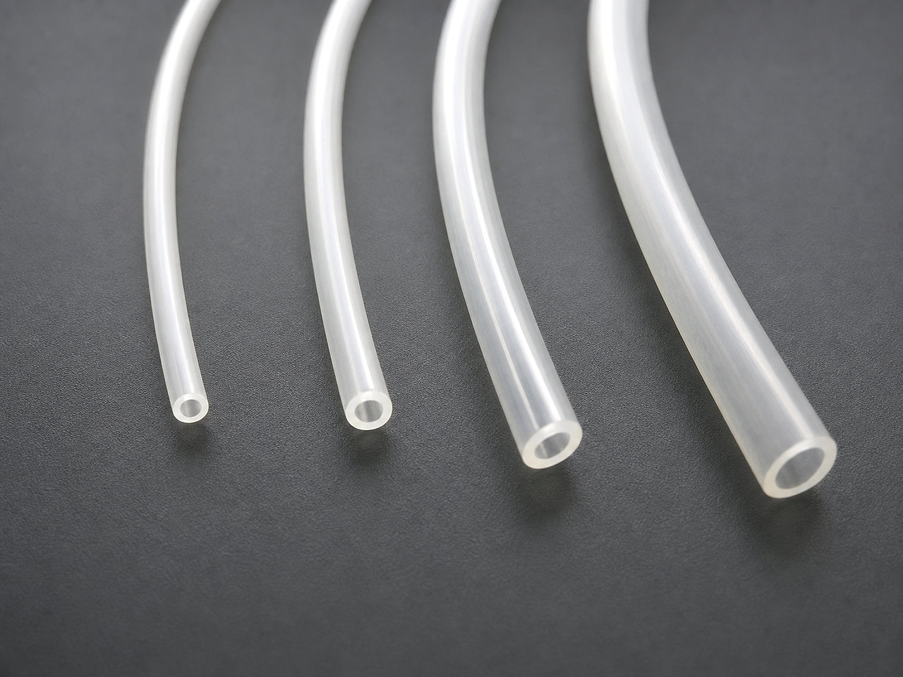 Clear ink tubing in several diameters